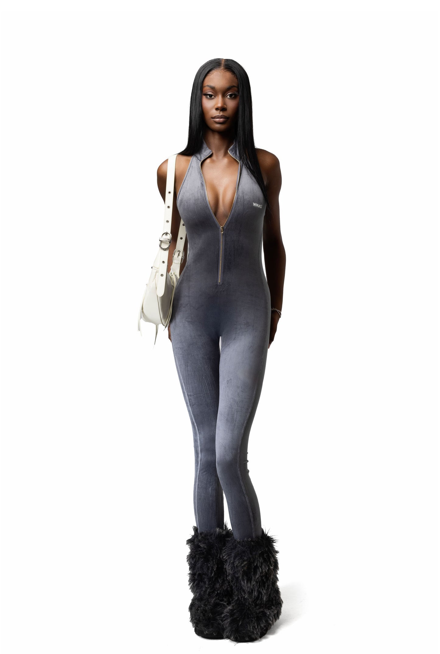 RAZOR JUMPSUIT - GREY