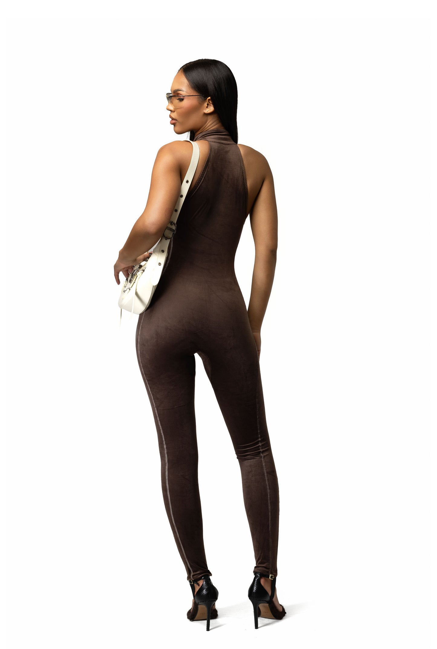 RAZOR JUMPSUIT - BROWN